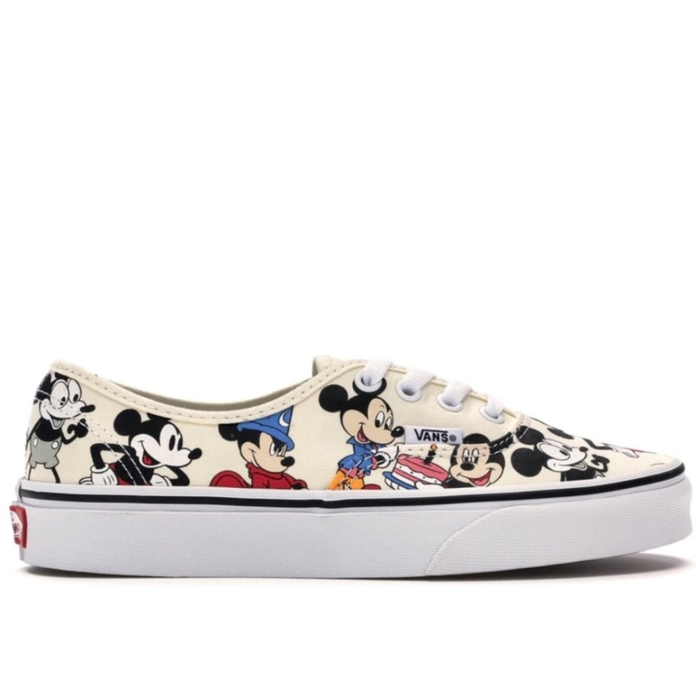 Vans X Disney Mickeys 90th Birthday Shoes Authentic Men 3.5 / Women 5 RARE HTF